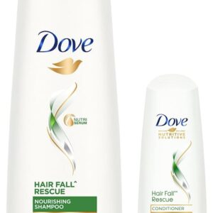 Dove Hair fall Rescue Shampoo, 180 ml & Dove Hair fall Rescue Conditioner, 80 ml